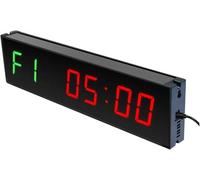 LVSEWOA Reloj Digital LED de Cuenta Regresiva, Temporizador Digital de Pared de aleación de Aluminio con Gancho Adhesivo, fácil Control.