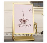 LVSEWOA Verstelbare reclamebordstandaard Van aluminiumlegering - Winddichte, robuuste posterhouder voor buitenop de stoep en het Trottoir