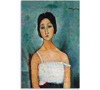 LVTFCO Amedeo Modigliani Arte de Pared Maurice Utrillo《Retrato》Póster e Impresiones Amedeo Modigliani Cuadro para decoración del hogar Retro Cuadro 50x70cm Sin Marco