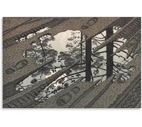 LVTFCO MC Póster de Escher《Puddle》Pintura M.C. Escher Lienzo Arte de la Pared M.C. Escher Imprime M.C. Cuadro artístico de Escher para decoración de Pared del hogar, 50x70cm, sin Marco