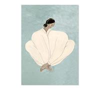 LVTFCO Póster e Impresiones de Sofia Lind, Pijamas Abstractos, Arte de Pared para niña, Lienzo de Pintura de Sofia Lind para decoración para Las Paredes del salón, Imagen 60x80cmx1 sin Marco