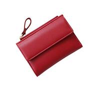 LVUNZJCA Billetera Corta para Mujeres Cartera de Bolsillo Plegable pequeña y compacta con Bloqueo RFID for Mujer(B)