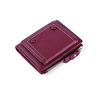 LVUNZJCA Billetera Corta para Mujeres Cartera pequeña for Mujer con Bloqueo RFID Portatarjetas de crédito for Mujer(A)