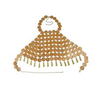 LVUNZJCA Cadenas de Cuerpo Chaleco de Borla sin Espalda con Collar de Cadena for el Cuerpo for Mujer para Mujer