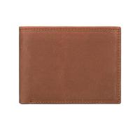 LVUNZJCA Cartera de Hombre Cartera Corta de Cuero Retro for Hombre Cartera Anti-RFID Cartera Delgada Cartera
