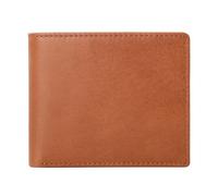 LVUNZJCA Cartera de Hombre Cartera de Cuero RFID for Hombre, Bolsa Delgada de dólar Estadounidense, Clip for Dinero de Piel de Vaca con Cera de Aceite Cartera(marrón)