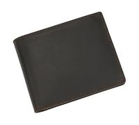 LVUNZJCA Cartera de Hombre Cartera de Cuero Vintage Cartera Corta de Cuero for Hombre Cartera con múltiples tarjeteros Cartera