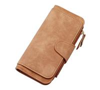 LVUNZJCA Cartera de Mujer Cartera for Mujer Hebilla Larga Cartera grande de Tres Pliegues for Varias Tarjetas Monedero de Mujer(A)