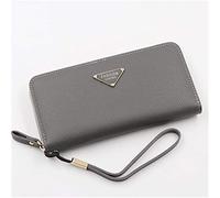 LVUNZJCA Cartera de Mujer Cartera Larga con Cepillo for Cambiar Monedero for teléfono móvil Monedero de Mujer(E)