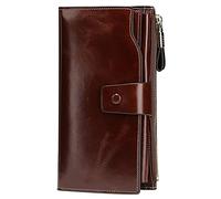 LVUNZJCA Cartera de Mujer Cartera Tipo Cartera con Escudo RFID de Gran Capacidad for Mujer Monedero de Mujer