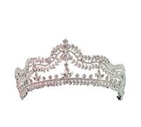 LVUNZJCA Corona de Tiara Accesorios Nupciales de la Boda del Vestido de la Corona de la Tiara de la Boda para Fiesta de Cumpleaños