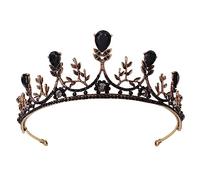LVUNZJCA Corona de Tiara Corona de cumpleaños de la Tiara de la Corona de Las Mujeres Nupciales del Vintage para Fiesta de Cumpleaños