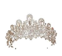 LVUNZJCA Corona de Tiara Corona Nupcial Tiara Tocado Diadema Estudio Vestidos de Novia para Fiesta de Cumpleaños