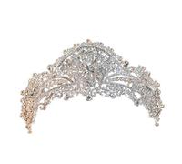 LVUNZJCA Corona de Tiara Tiara de cumpleaños Tiara Nupcial de la Boda Corona de Diamantes para Fiesta de Cumpleaños