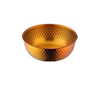 LVUNZJCA Cuenco de Acero Inoxidable Cuenco batidor for hornear Cuenco de fideos fríos Cuenco de sopa casero(Colour 4)