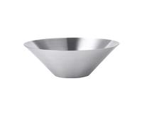 LVUNZJCA Cuenco de Acero Inoxidable Cuenco de fideos de arroz mixto único de acero inoxidable creativo(Grey,16cm)