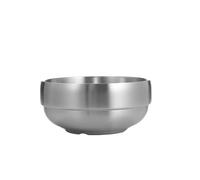 LVUNZJCA Cuenco de Acero Inoxidable Tazón de fideos Tazón de ensalada casero Tazón de sopa grande(17.5cm)