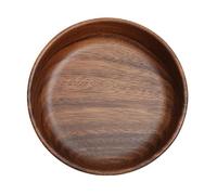 LVUNZJCA Cuenco de madera para frutos secos, caja de frutas secas, bandeja de madera para frutas, postres, aperitivos (20 x 20 x 4,5 cm)