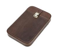 LVUNZJCA Estuche de Cuero para Lápices Estuche de Cuero for bolígrafos, Hecho a Mano, Organizador de bolígrafos for Oficina y Viajes