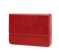 LVUNZJCA Estuche de Cuero para Lápices Estuche for bolígrafos de Cuero Estuche for bolígrafos extraíble con cajón Hecho a Mano(Rouge)