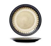 LVUNZJCA Frutero Ceramic Nordic Steak Plate Bowl Western Creative Home para el Hogar y la Oficina(10.6 inch large plate)