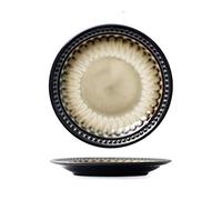 LVUNZJCA Frutero Ceramic Nordic Steak Plate Bowl Western Creative Home para el Hogar y la Oficina(8.2 inch small plate)