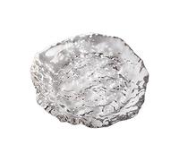 LVUNZJCA Frutero Delicado cristal de vidrio estilo japonés hecho a mano Bandeja frutas creativo grueso pote para el Hogar y la Oficina