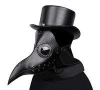 LVUNZJCA Máscara steampunk de piel, máscara de mascarada, accesorio para cosplay