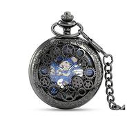 LVUNZJCA Reloj de Bolsillo Delicados Romanos Nostalgia Reloj de Bolsillo mecánico Grabados clásicos Relojes de Bolsillo for Hombres y Mujeres