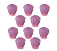 LVYUDS 10 Unidades Farolillos Voladores Oraciones Para Recibir Bendiciones Linternas Chinas Del Cielo Instalación Portátiles Para Exteriores Playas(Pink)