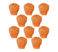 LVYUDS 10 Unidades Farolillos Voladores Oraciones Para Recibir Bendiciones Linternas Chinas Del Cielo Instalación Portátiles Para Exteriores Playas(Naranja)