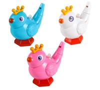 LVYUDS 3 Piezas Silbato de Pájaro Acuático, 2 Maneras a Jugar el Plastico Pájaro Silbato Imitar Canto de Los Pájaros Crujiente Alto para Oral Músculo Capacitación Cumpleaños