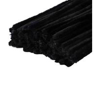 LVYUDS 500/1000 Uds. Limpiapipas Kit De Flores Artificiales Tallos De Chenilla Para Manualidades Limpiadores De Pipa Flexibles Fáciles De Moldear Para Todas Las Edades(1000pcs,Negro)