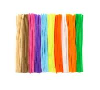 LVYUDS 500/1000 Uds. Limpiapipas Kit De Flores Artificiales Tallos De Chenilla Para Manualidades Limpiadores De Pipa Flexibles Fáciles De Moldear Para Todas Las Edades(500pcs,Multicoloured-Light)