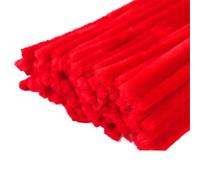 LVYUDS 500/1000 Uds. Limpiapipas Kit De Flores Artificiales Tallos De Chenilla Para Manualidades Limpiadores De Pipa Flexibles Fáciles De Moldear Para Todas Las Edades(1000pcs,Red)