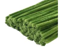 LVYUDS 500/1000 Uds. Limpiapipas Kit De Flores Artificiales Tallos De Chenilla Para Manualidades Limpiadores De Pipa Flexibles Fáciles De Moldear Para Todas Las Edades(1000pcs,Verde)