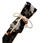 LVYUDS Bolsa para Baquetas Capacidad 2-3 Pares 5a Baquetas Doble Capa Tela Estuche para Baquetas Lavable Cordón Funda para Baquetas de Viaje Escuela(Koi)