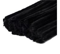 LVYUDS Coloridos Limpiapipas Fáciles De Moldear 11.81 Pulgadas Tallos De Chenilla Para Manualidades Portátiles Limpiadores De Pipa Enrollados Para Todas Las Edades(1500pcs,30CM_BLACK)