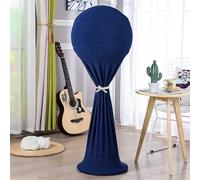 LVYUDS Cubierta Antipolvo para Ventilador Otoño Almacenamiento Funda Protectora, Vertical Cobertura Completa Tamaño Universal Tejido Elástico Deco Versátil Escena(Dark Blue)