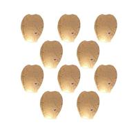 LVYUDS Fiesta Linternas Chinas Del Cielo Seguros Farolillos Voladores Con Bolígrafo Escribe Tu Deseo Confía Tus Esperanzas Para Ocasiones Festivas(Blanco,10pcs,80cm)