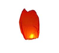 LVYUDS Fiesta Linternas Chinas Del Cielo Seguros Farolillos Voladores Con Bolígrafo Escribe Tu Deseo Confía Tus Esperanzas Para Ocasiones Festivas(Red,1pcs,80cm)