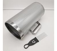 LVYUDS Guiro Instrumento Musical Cilíndrico De Metal, Acompañamiento Profesional De Guiro Instrumento Musical, Raspador Humano En Forma De Cono (Color : E)