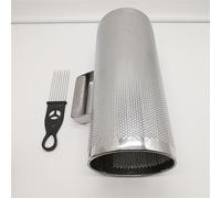 LVYUDS Guiro Instrumento Musical Cilíndrico De Metal, Acompañamiento Profesional De Guiro Instrumento Musical, Raspador Humano En Forma De Cono (Color : D)