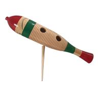 LVYUDS Guiro Instrumento Musical En Forma de Pez, Lindo Pez de Madera for Niños, Instrumento Creativo de Güiro de Madera for Golpear Y Raspar(S)