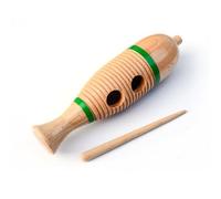 LVYUDS Guiro Instrumento Musical for Niños Instrumento Musical De Madera, Instrumento Musical De Güiro De Madera En Forma De Pez for Educación Temprana De Niños (Color : L)
