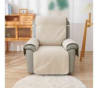 LVYUDS Impermeables Funda Butaca para Perros Poliéster Funda Sillon Relax Reclinable Antideslizantes Banda Elástica Cubre Sillon Sin Desplazamiento Ver La Televisión(66 * 201cm,Khaki)