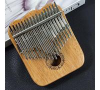 LVYUDS Kalimba De Madera Maciza, Piano De Pulgar De 34 Tonos Con Forma De Garra De Gato, Piano De Dedo Musical De Doble Tecla (Color : B)