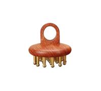 LVYUDS Latón Cepillo de Masaje Gua Sha Sangre Circulación Desbloqueo Cepillo Meridian Espalda Abdomen Músculos Relajar Anticelulítico Cicatrizante(19 Nail Finger Ring - Set of 3)