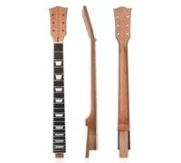 LVYUDS LP Caoba Mástil de Guitarra, 22 Trastes 25 Pulgadas Clavijero de Guitarra Palo de Rosa Diapasón Colgador Cola Insertar Mástil de Guitarra Eléctrica Bricolaje Reemplazo
