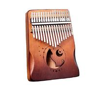 LVYUDS Moon Cat Kalimba, Thumb Piano De Color De Registro/degradado, Piano De Pulgar Portátil Con Bolsa, Piano De Dedo (Color : D)